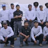 group of centimark employees looking at the camera