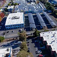 bird eye view of roofs