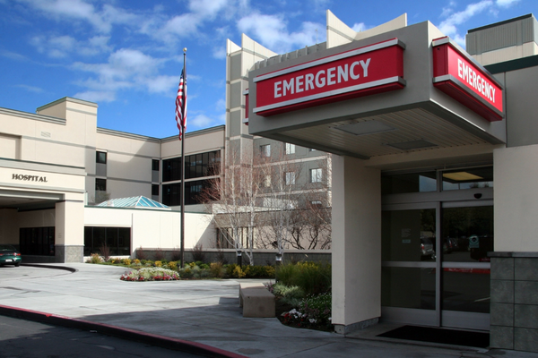 hospital emergency room entrance